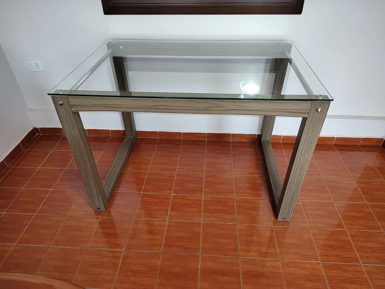 Mesa de jantar tampo de vidro temperado 8mm 1,20 x 0,80 ou só vidro