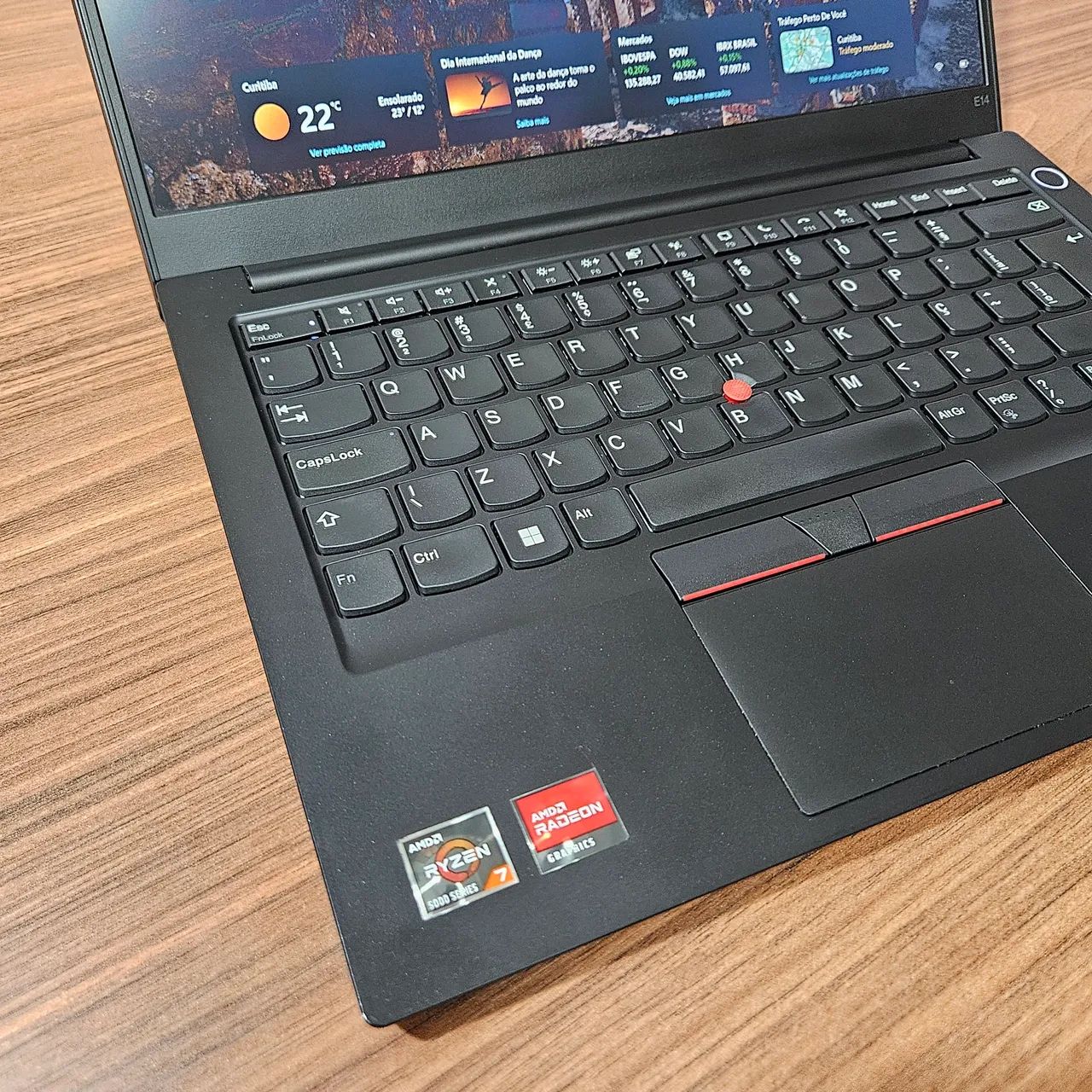 Lenovo Thinkpad E14 Gen3 AMD Ryzen 7 5700U 16GB 512GB Tela 14 FHD - Foto 2