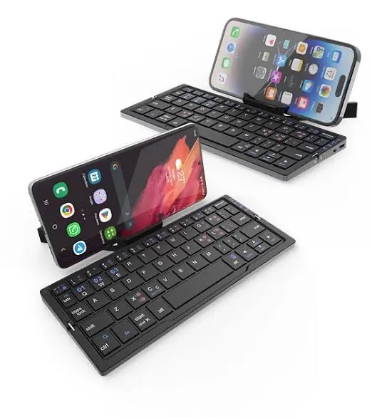 Teclado Bluetooth com suporte da VX case 