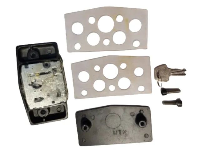 Fechadura Arouca Blindex Porta De Vidro Correr Preta - Foto 5