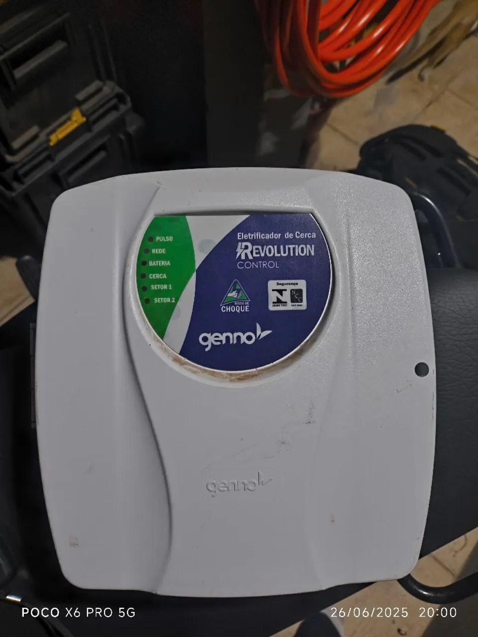 Eletrificador de Cerca Revolution Control - Genno