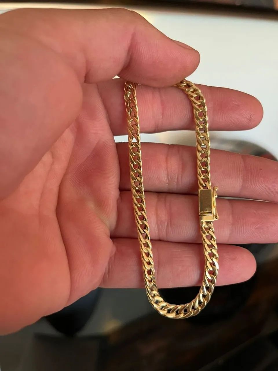 Pulseira Ouro 18k Modelo Grumet dupla fecho gaveta - Foto 2