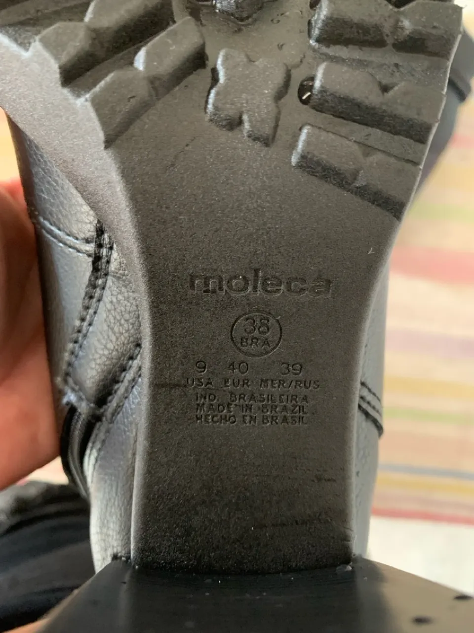 Bota Moleca Preta - Tamanho 38