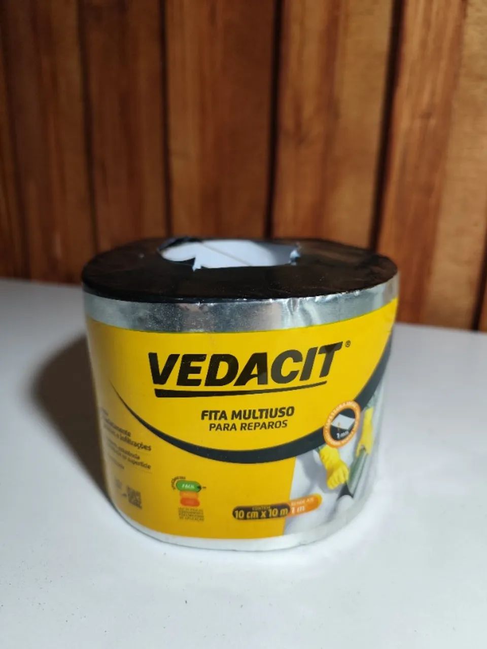 MANTA ASTALTICA/FITA AUTO ADESIVA VEDACIT 10CM X 10MT