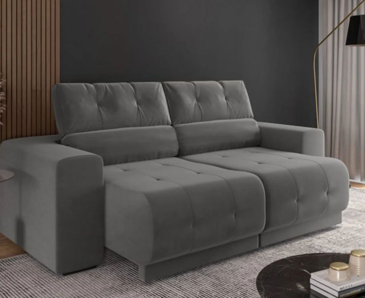 Sofá Retrátil Salvador 2mt  - Foto 2