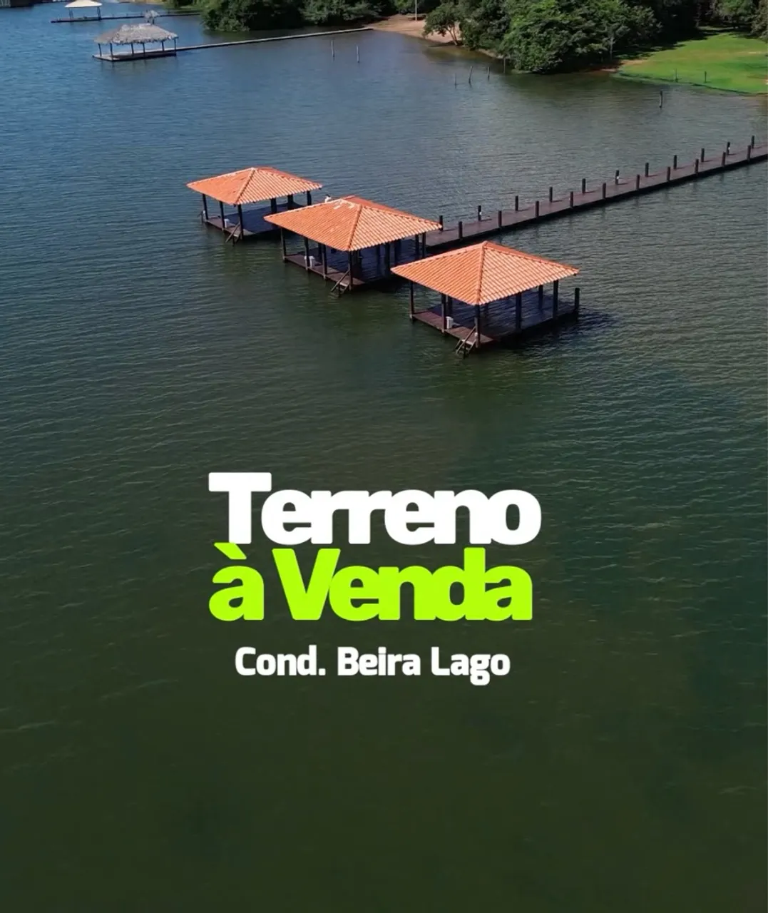 Terreno em condomínio de chácaras na beira do lago! 29 km de Palmas