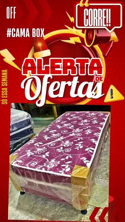 Cama Solteirão Box 1.88cmx0.88cm