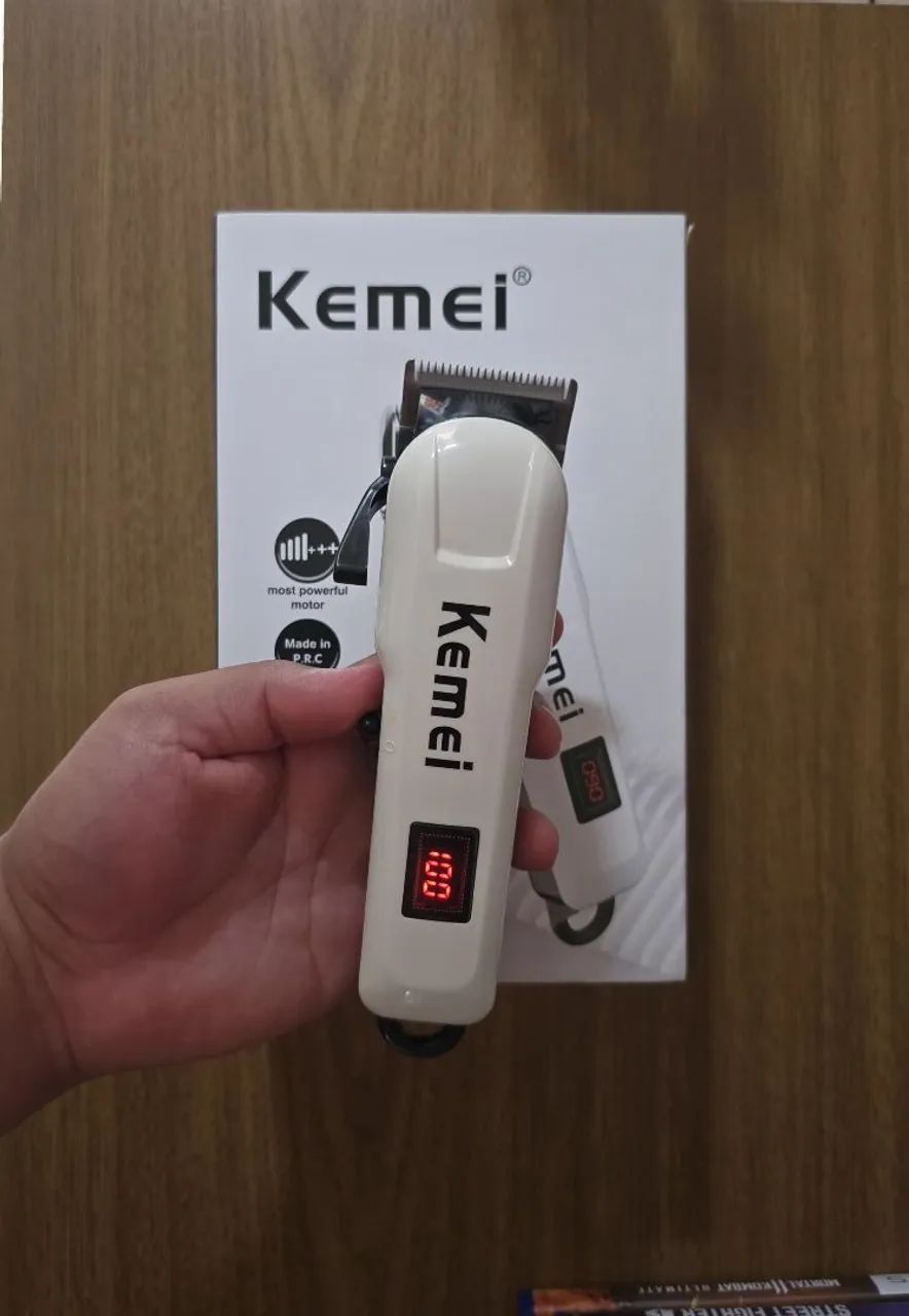 Máquina Kemei KM 809A - NOVA - Foto 4