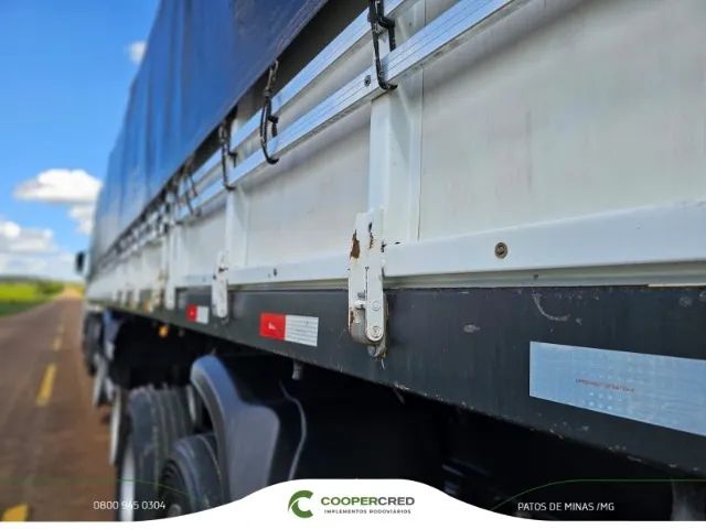 Carreta Graneleira 4 Eixos Facchini 2022 13,50m x 2,00m Assoalho Chapa - Foto 4