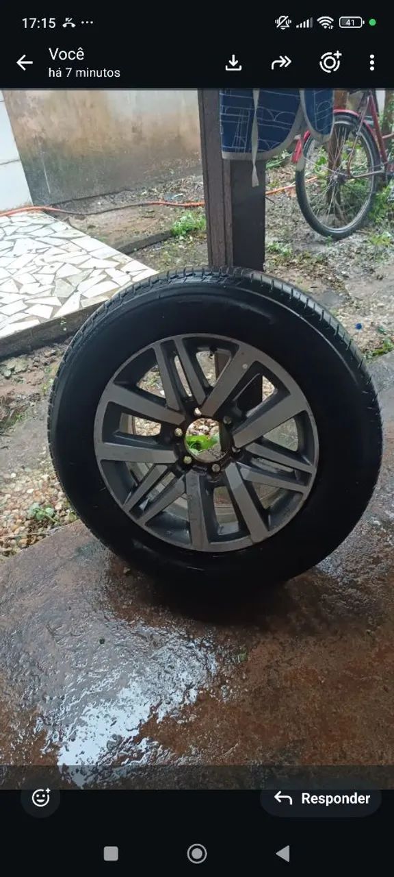 Rodado completo Hailux aro 18 em ótimo estado  - Foto 2