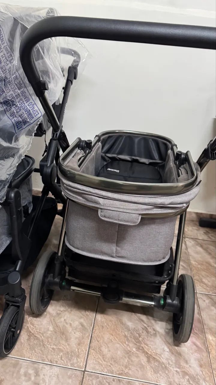 Carrinho Safety, bebê conforto e base isofix - Foto 3