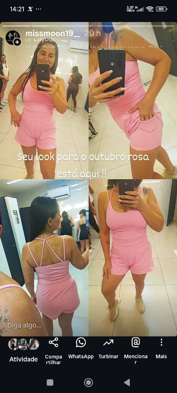 Conj duplo moda fitness - Foto 2