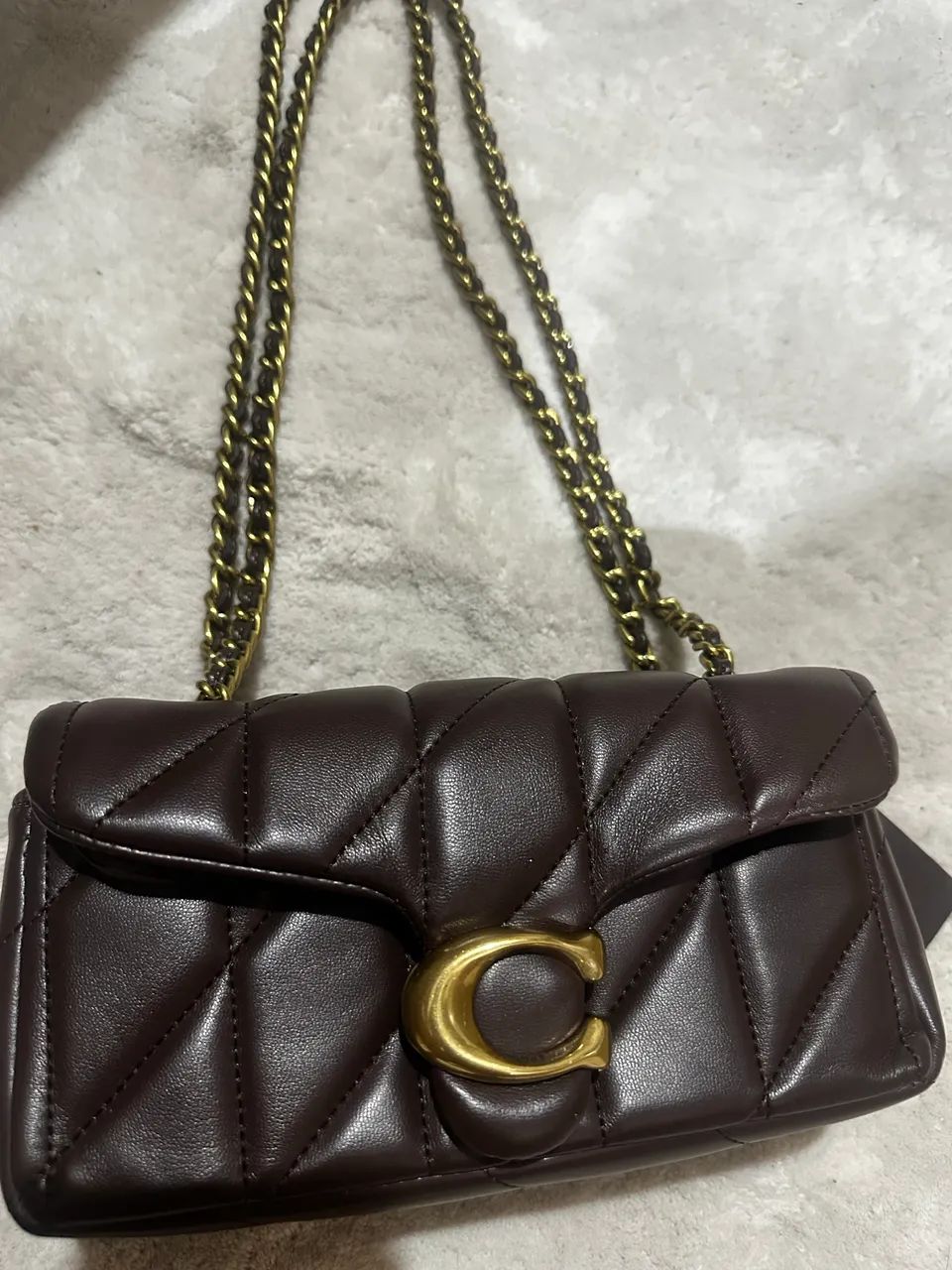 Bolsa tabby 20 marrom  - Foto 5