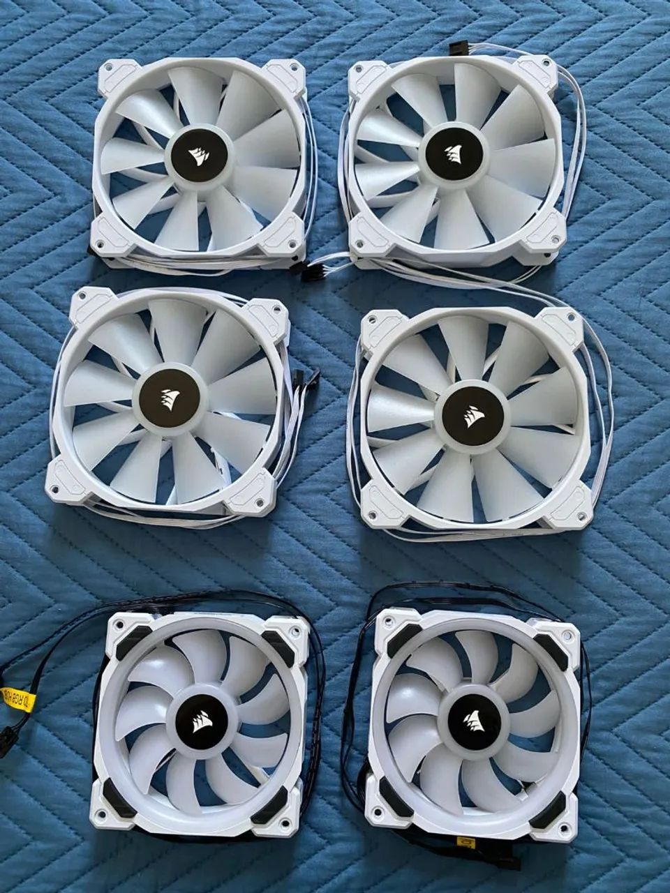 Cooler branco + controladora commander corsair 