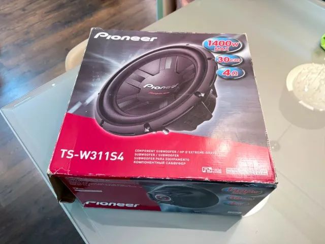 Subwoofer PIONNERR TS-W311S4 de 12 polegadas Som - Foto 4