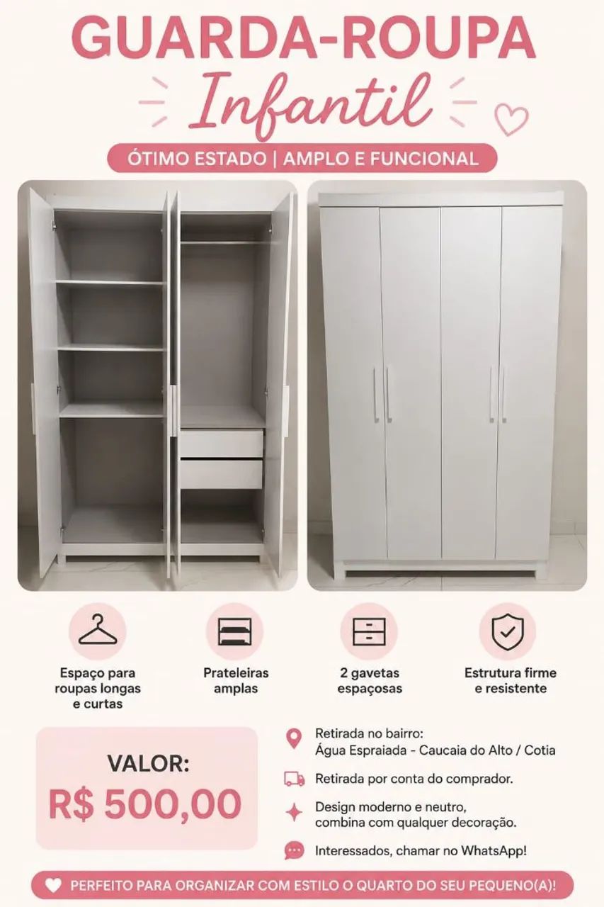 Guarda-roupa ifantil