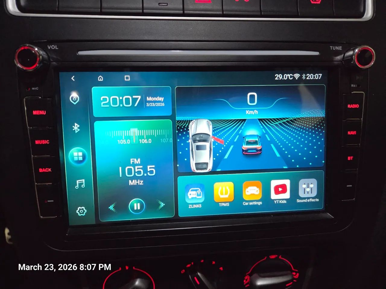 Multimedia Android para Volkswagen