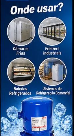 Compressores danfoss retificado a base de troca  - Foto 2