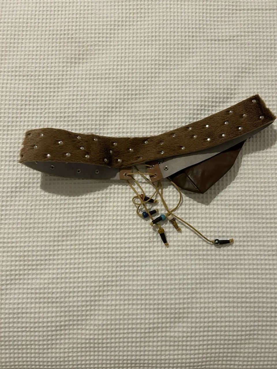 Cinto pochete boho couro  - Foto 5