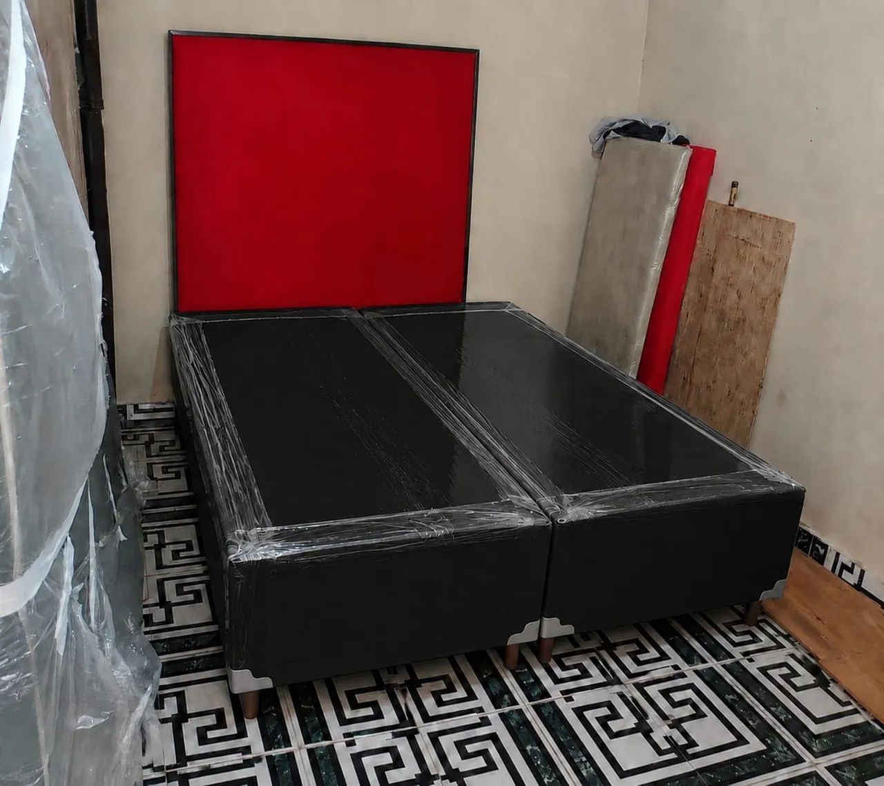 Base de cama box bipartida-nova - Foto 2