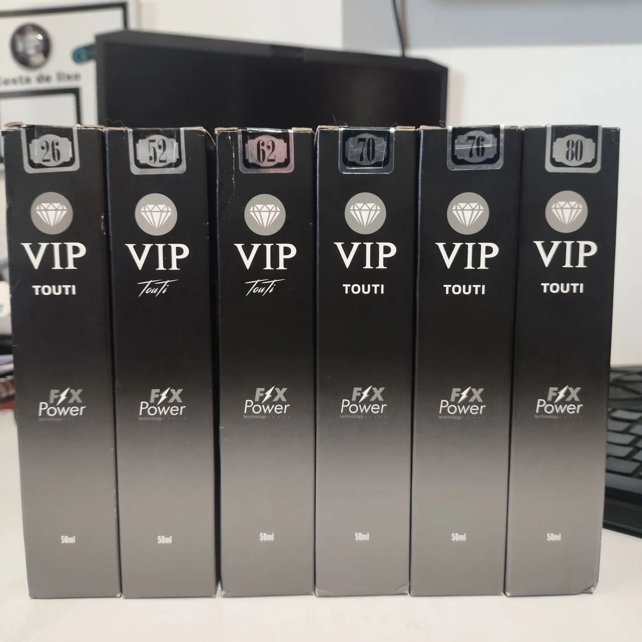 Conjunto vip touti 6 perfumes 50ml