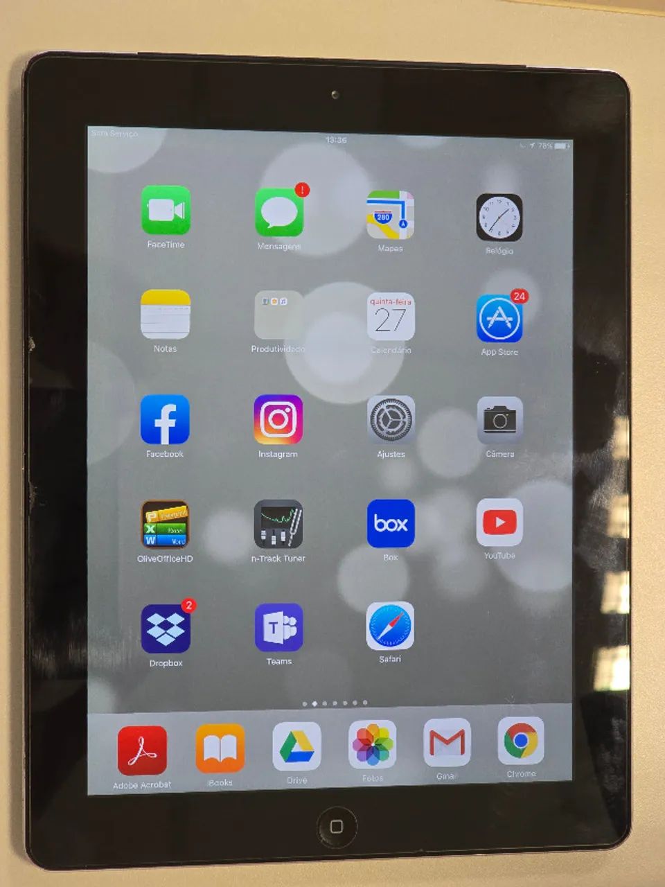 iPad 4ª Geração A1459 Wi-Fi + Cellular | Tela Impecável | Funcionando
