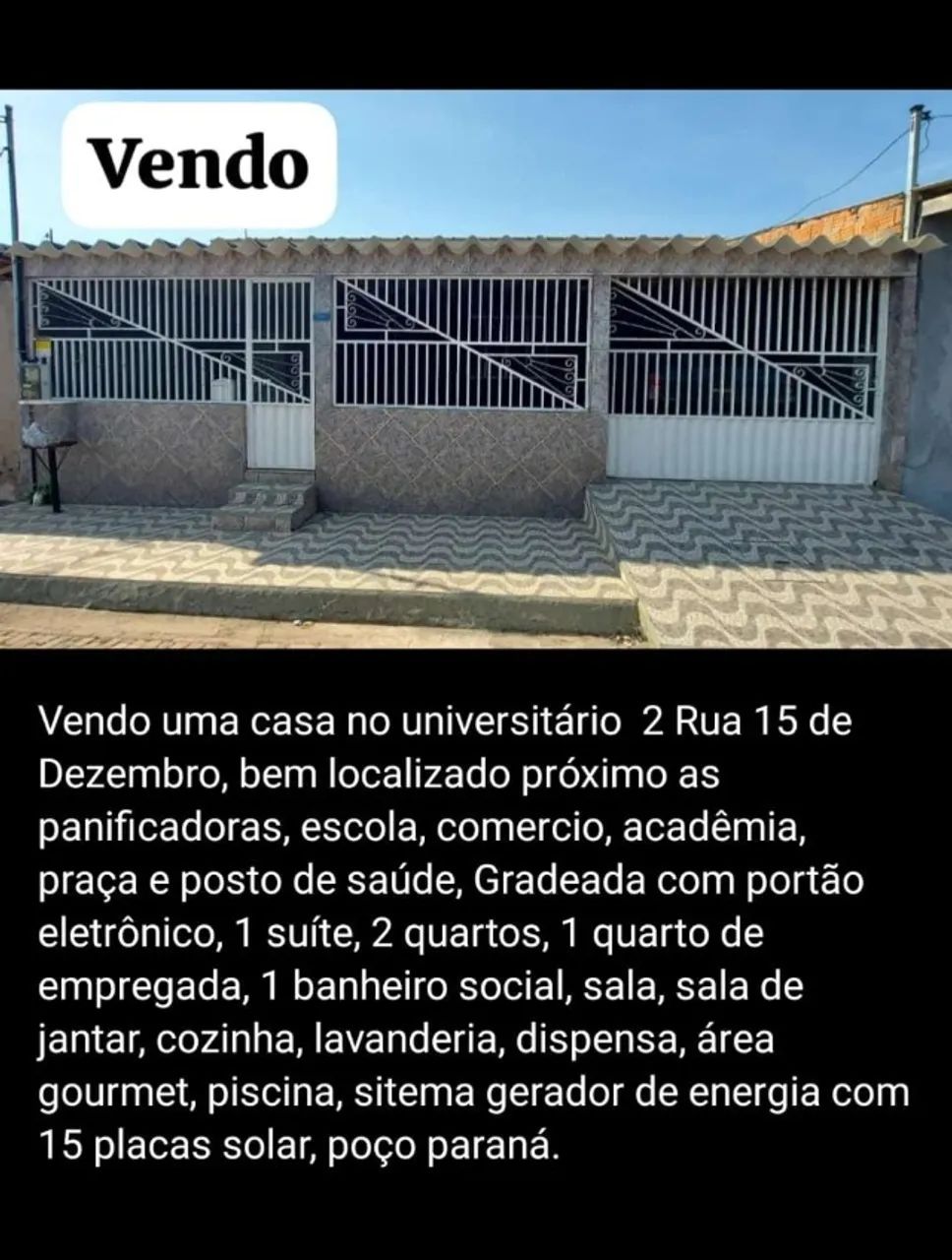 vendo 1 Casa no Universitário II - Foto 2