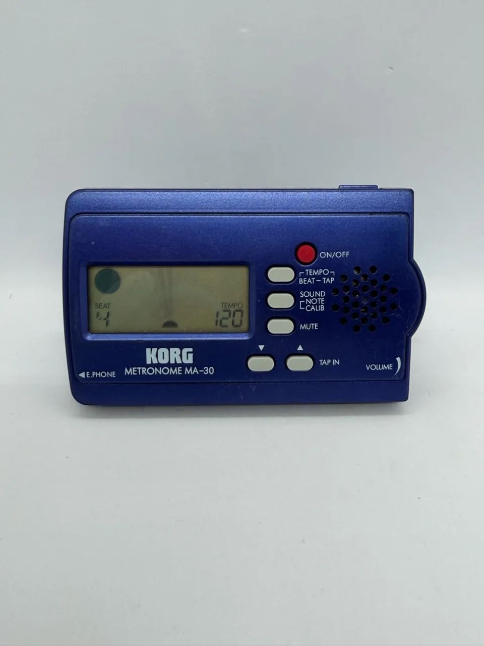 Metrônomo Digital Korg MA-30 Azul - Funcionando