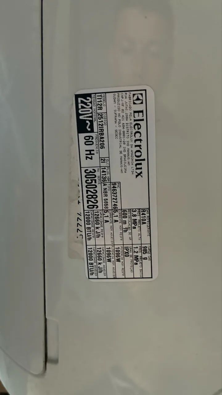 Split condensadora 12mil btus Electrolux - Foto 2