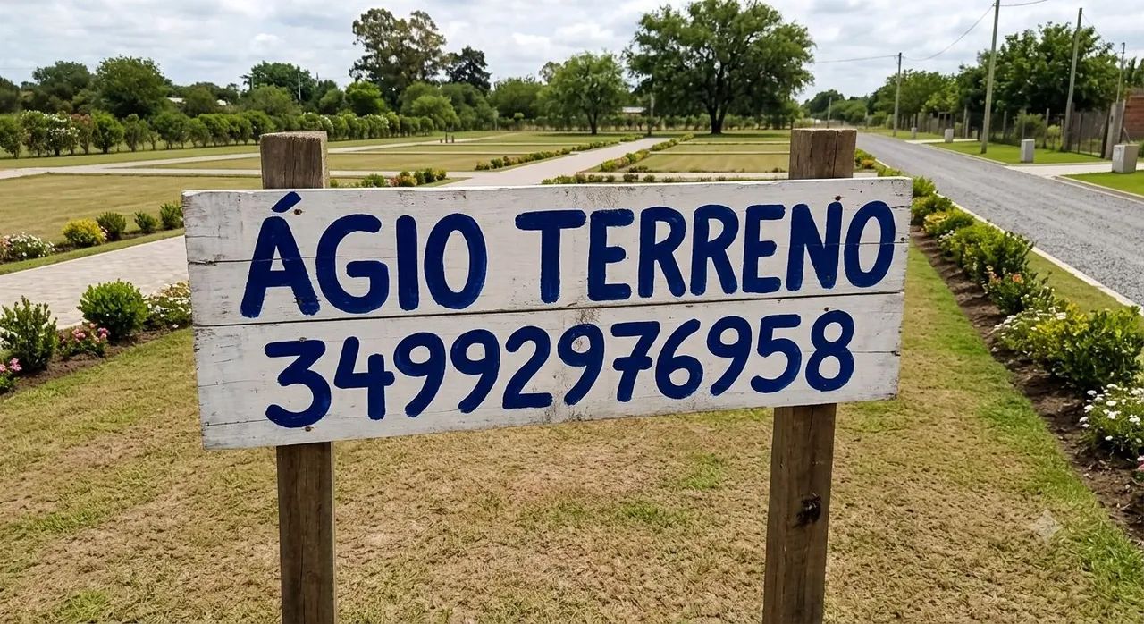 Ágio terreno pra vender rápido 