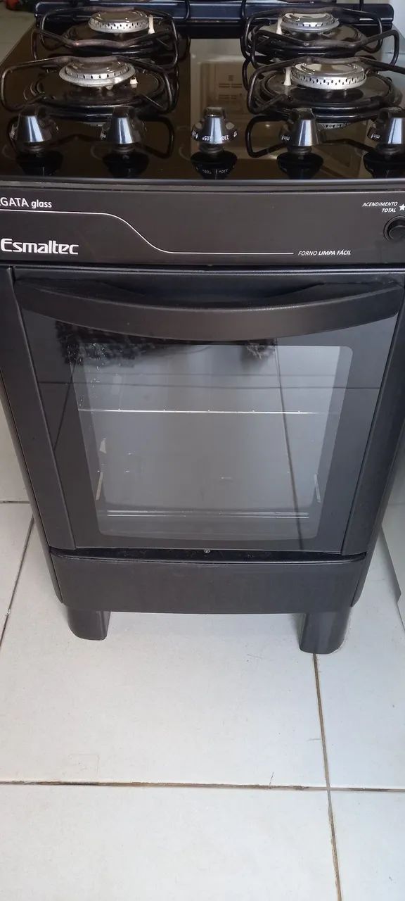 Fogão Esmaltec Ágata Mesa Vidro 