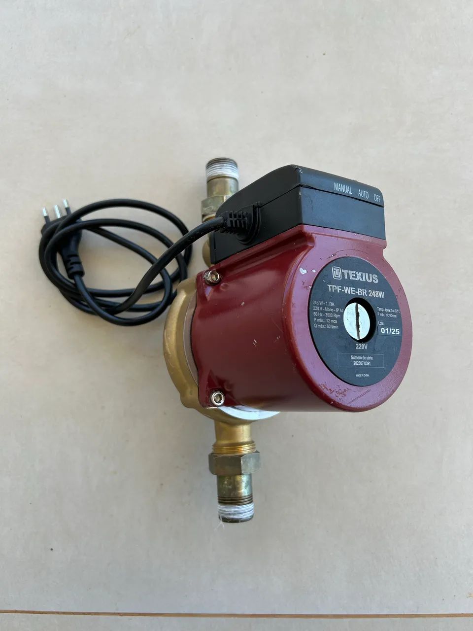 Pressurizador Dágua Texius 248W64962671297922122