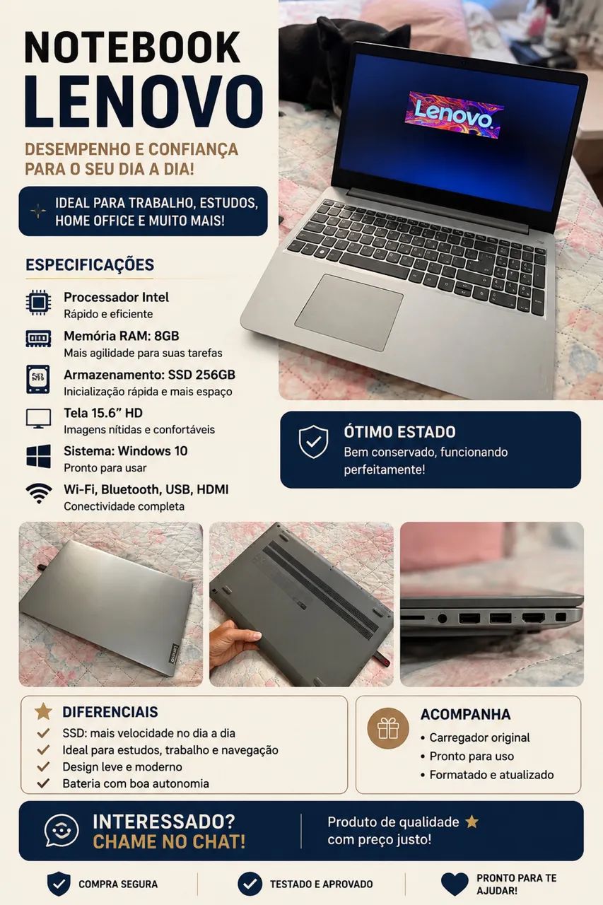 NOTEBOOK LENOVO À VENDA! - Foto 5