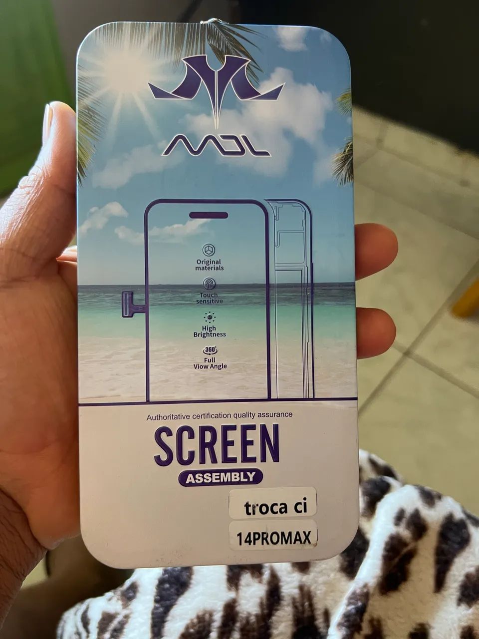 Vendo uma tela do iPhone 14 Pro Max óleo - Foto 5