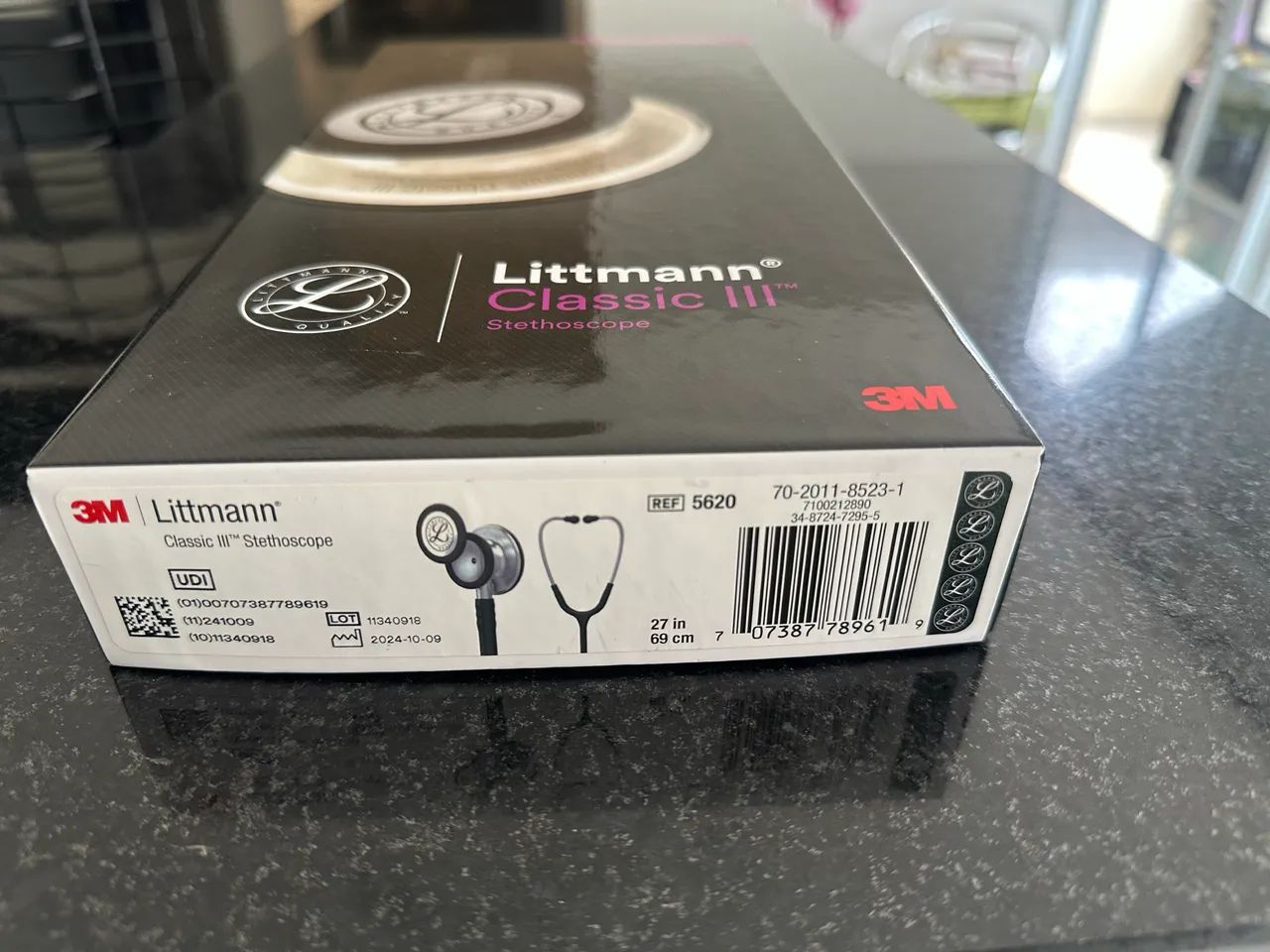 Estetoscópio Littmann® Classic III Preto parcelo sem juros  - Foto 3