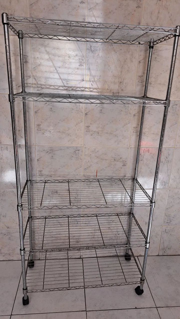 Carrinho de serviços  inox cromado - Foto 3