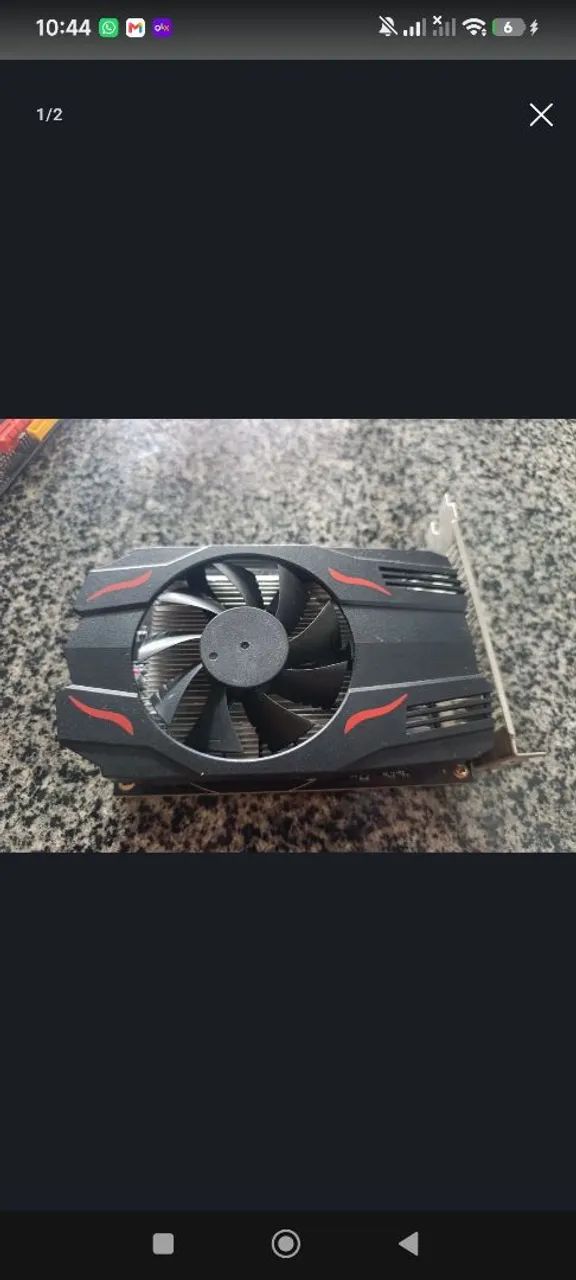 Placa de Vídeo RX550 4Gb COM DEFEITO