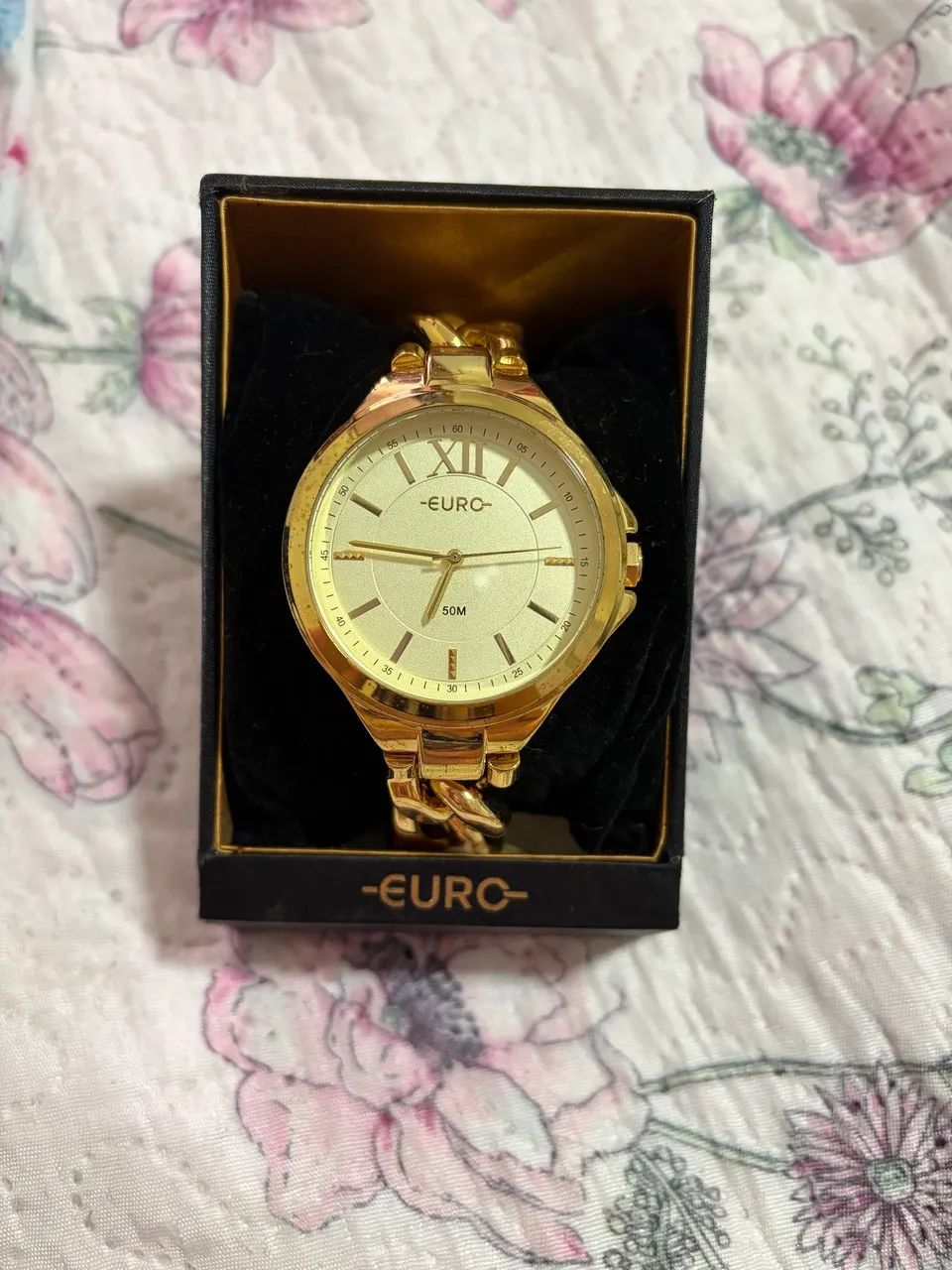Relógio Euro Chains Dourado - Foto 2