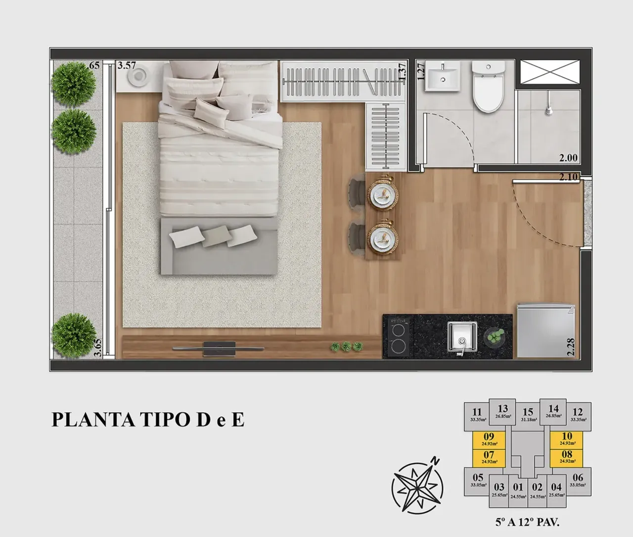 PLANTA 24m²