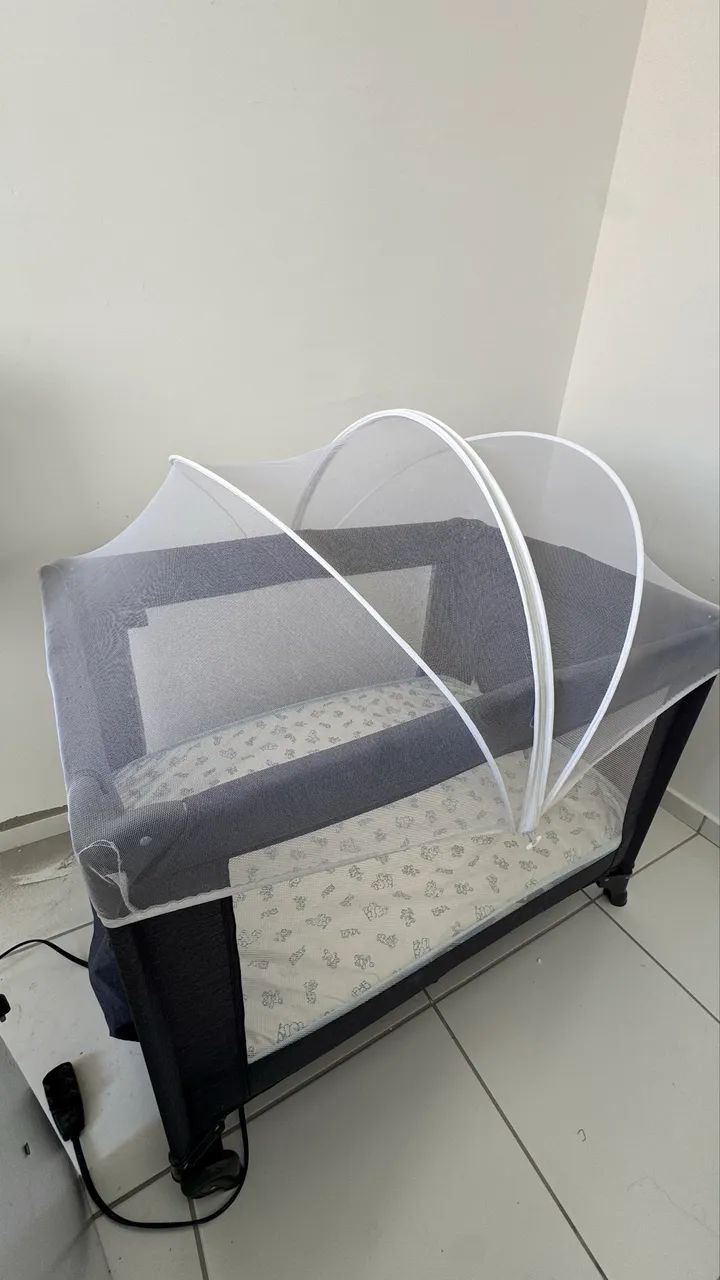 BERÇO PORTÁTIL COM COLCHÃO  - Foto 2