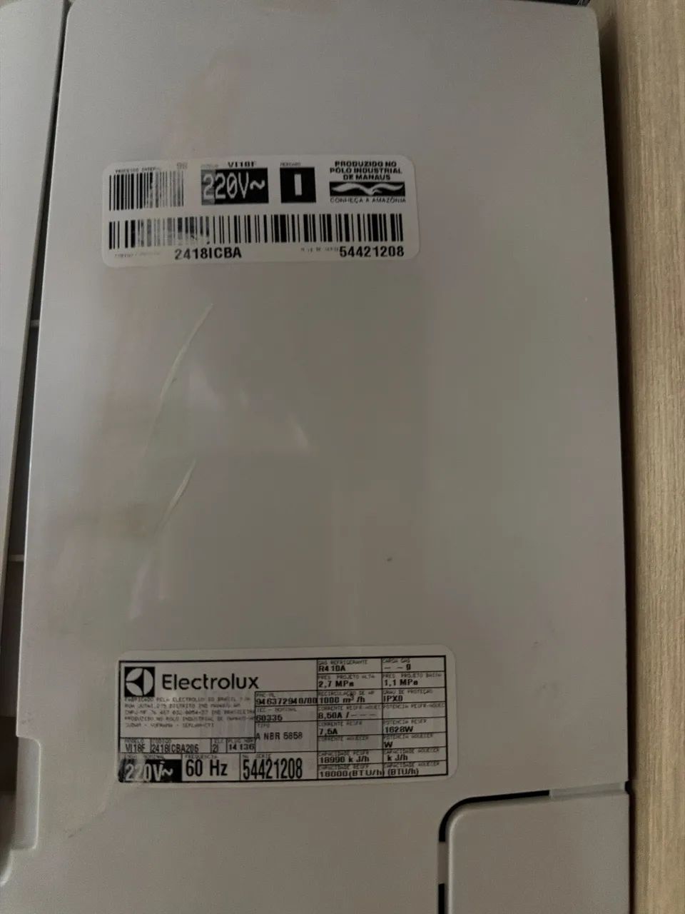 Vendo ar condicionado ELETROLUX 18mil BTUS - Foto 2