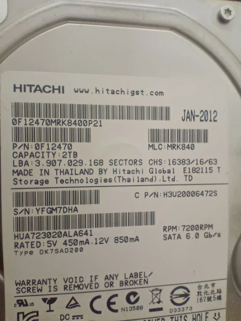 Hd Hitachi 2TB - Foto 2