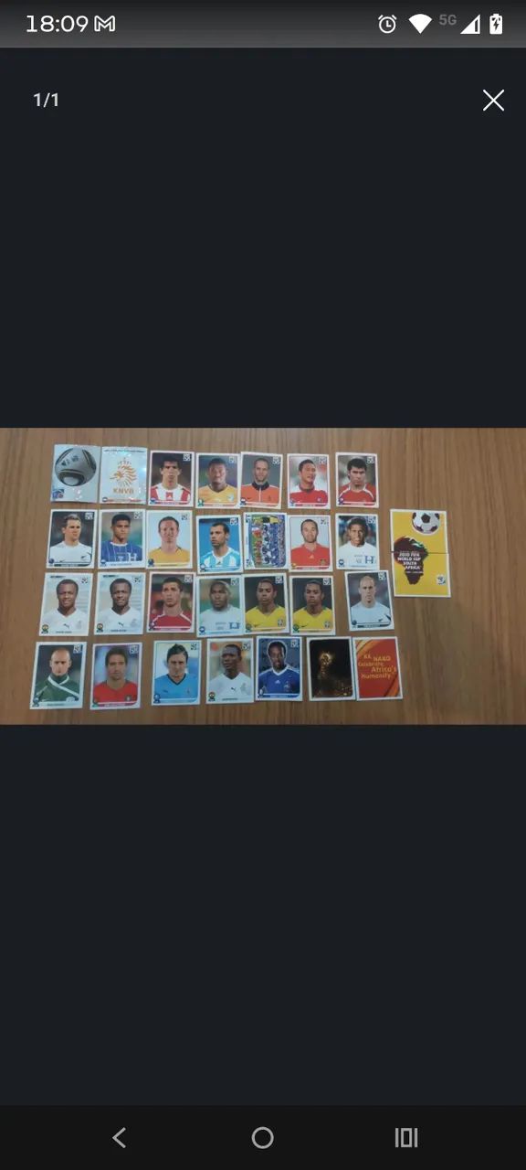 31 figurinhas copa 2010