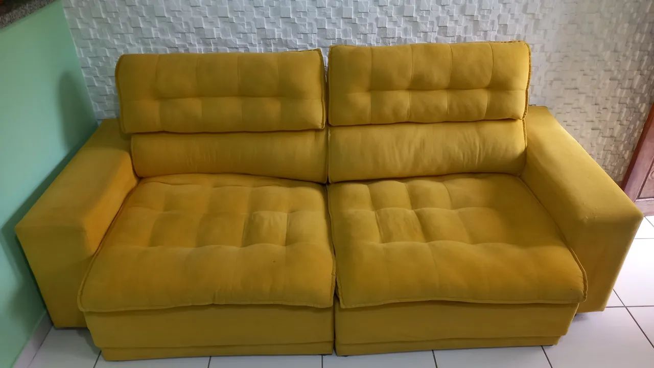 SOFA RETRÁTIL RECLINÁVEL 2,30 mt - Foto 3