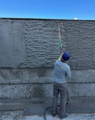 Reboco Projetado 