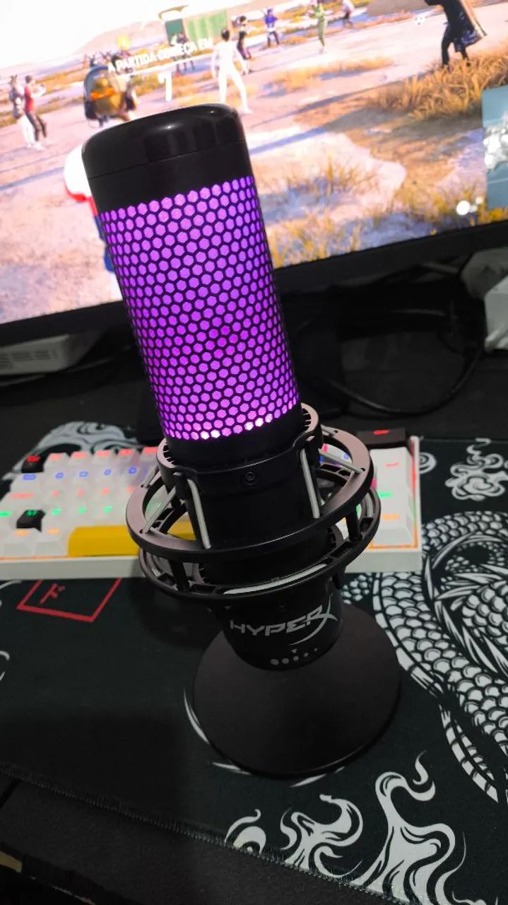 MICROFONE PROFISSIONAL HYPERX QUADCAST S 