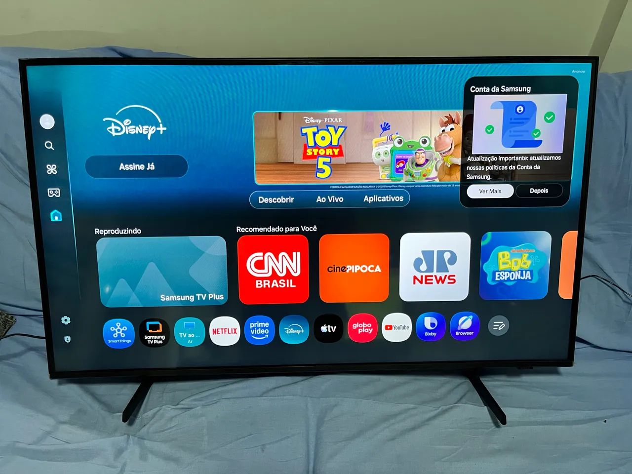 Smart TV Samsung 43? 4K DU7700 - Foto 2