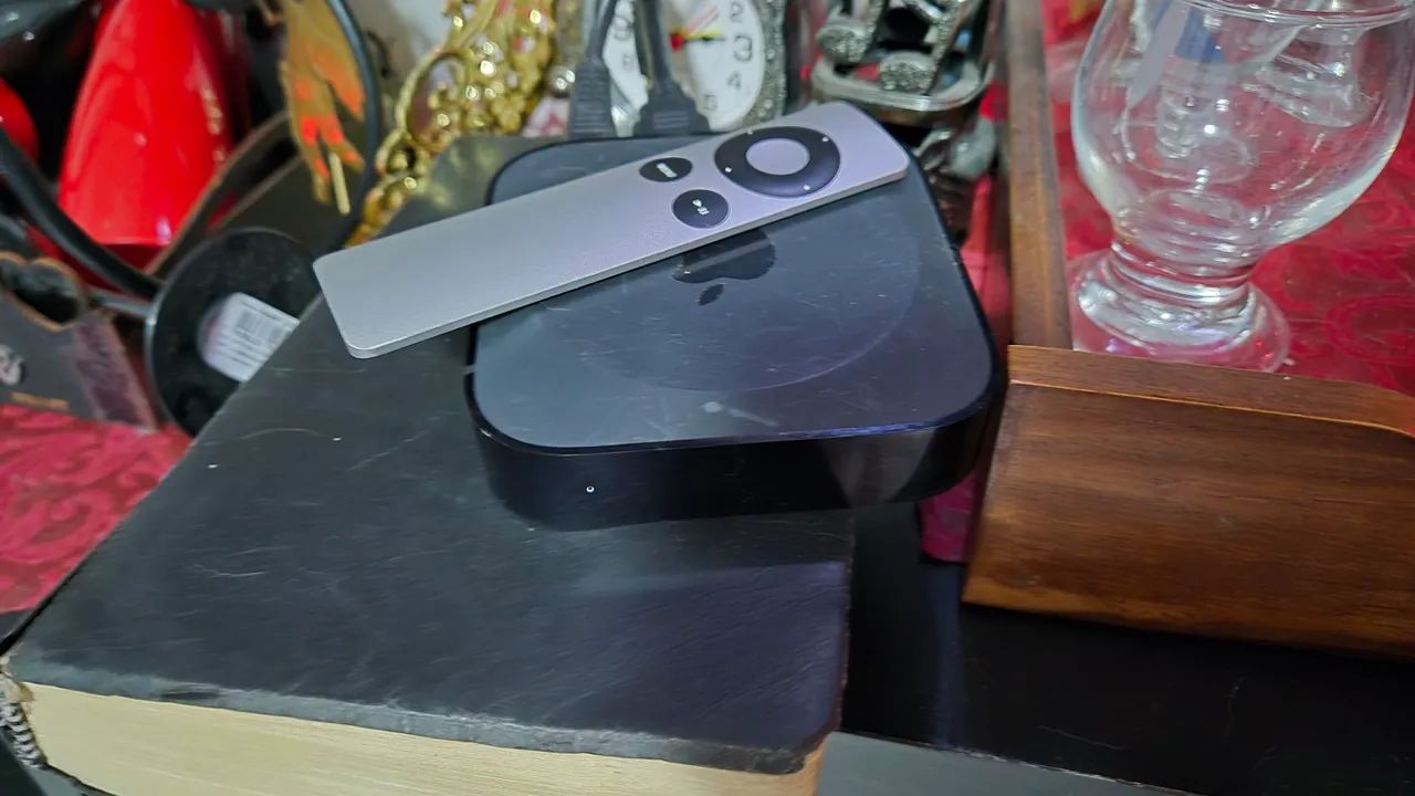 Apple TV funcionando perfeitamente leia.