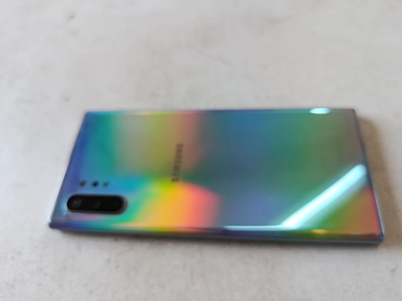 SAMSUNG NOTE 10 PLUS( QUEBRADO A FRONTAL)