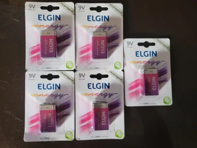 Bateria 9v - Elgin - Recarregável  - Foto 3